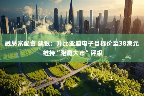 融易富配资 建银：升比亚迪电子目标价至38港元 维持“跑赢大市”评级