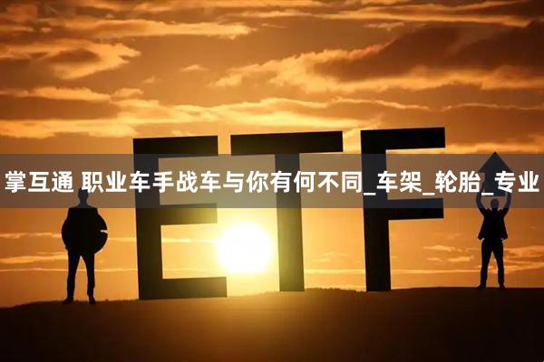 掌互通 职业车手战车与你有何不同_车架_轮胎_专业